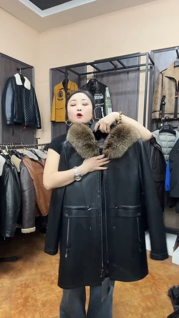 羊皮兔毛内胆100-135斤