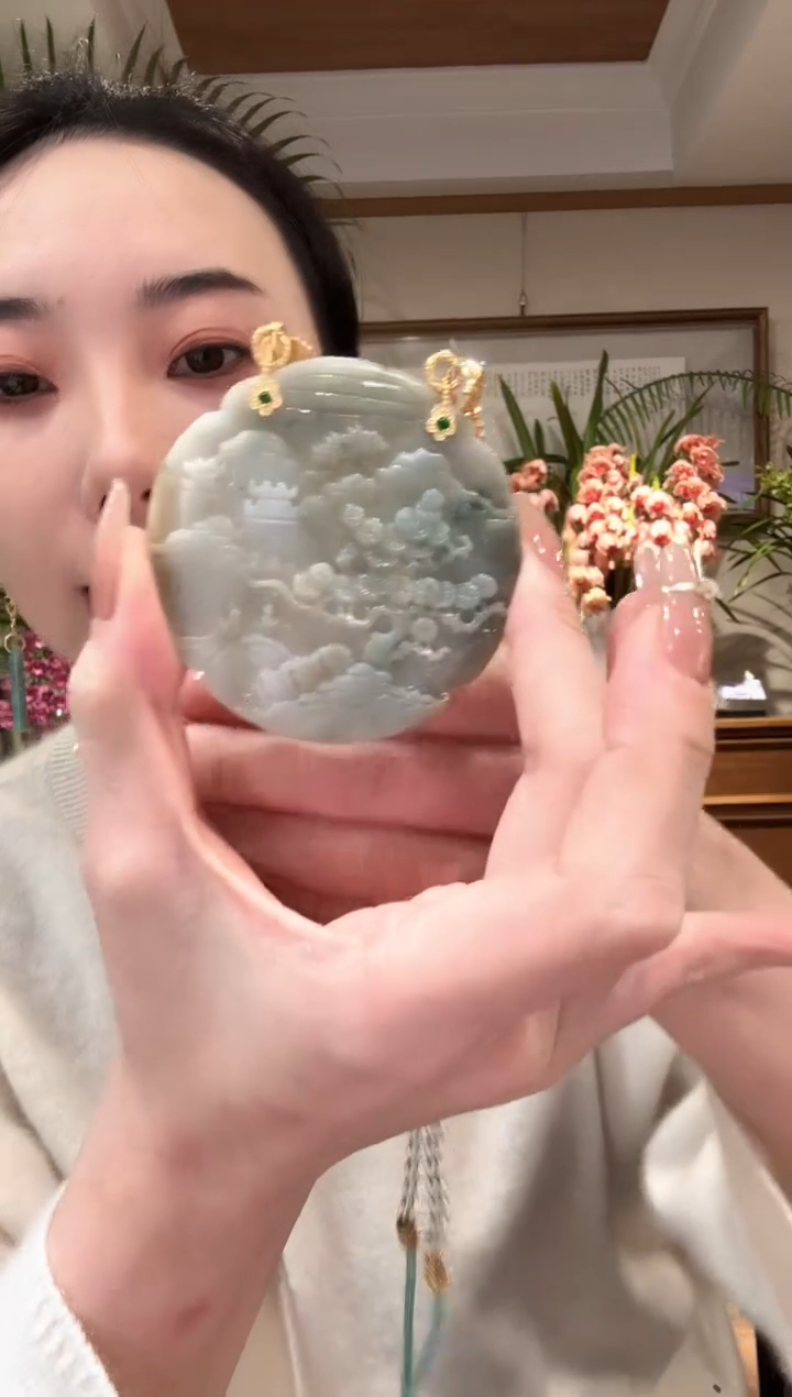 【闪购商品】翡翠颈饰未镶嵌国风