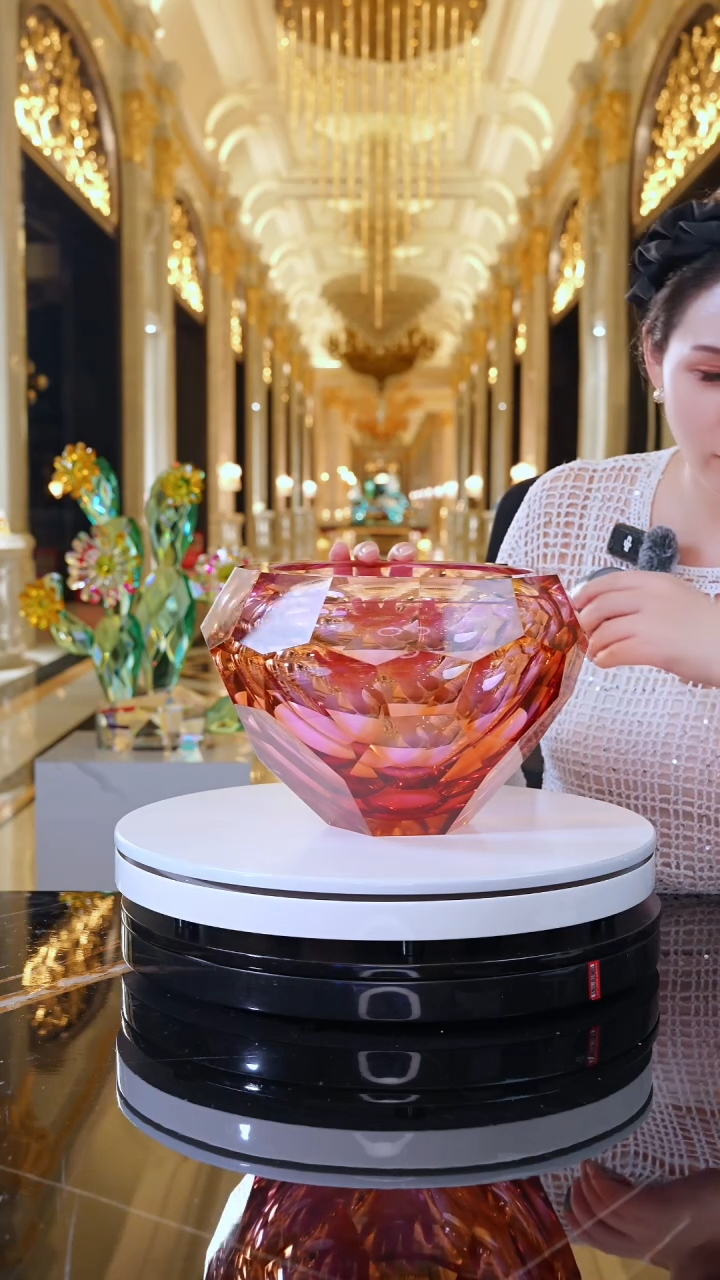 摆件YB00017琉璃艺术果碗