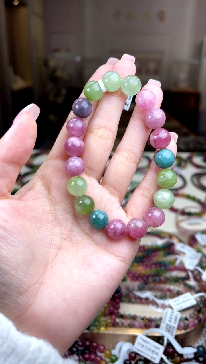 【闪购商品】碧玺/未镶嵌10mm+碧玺单圈多样性发货