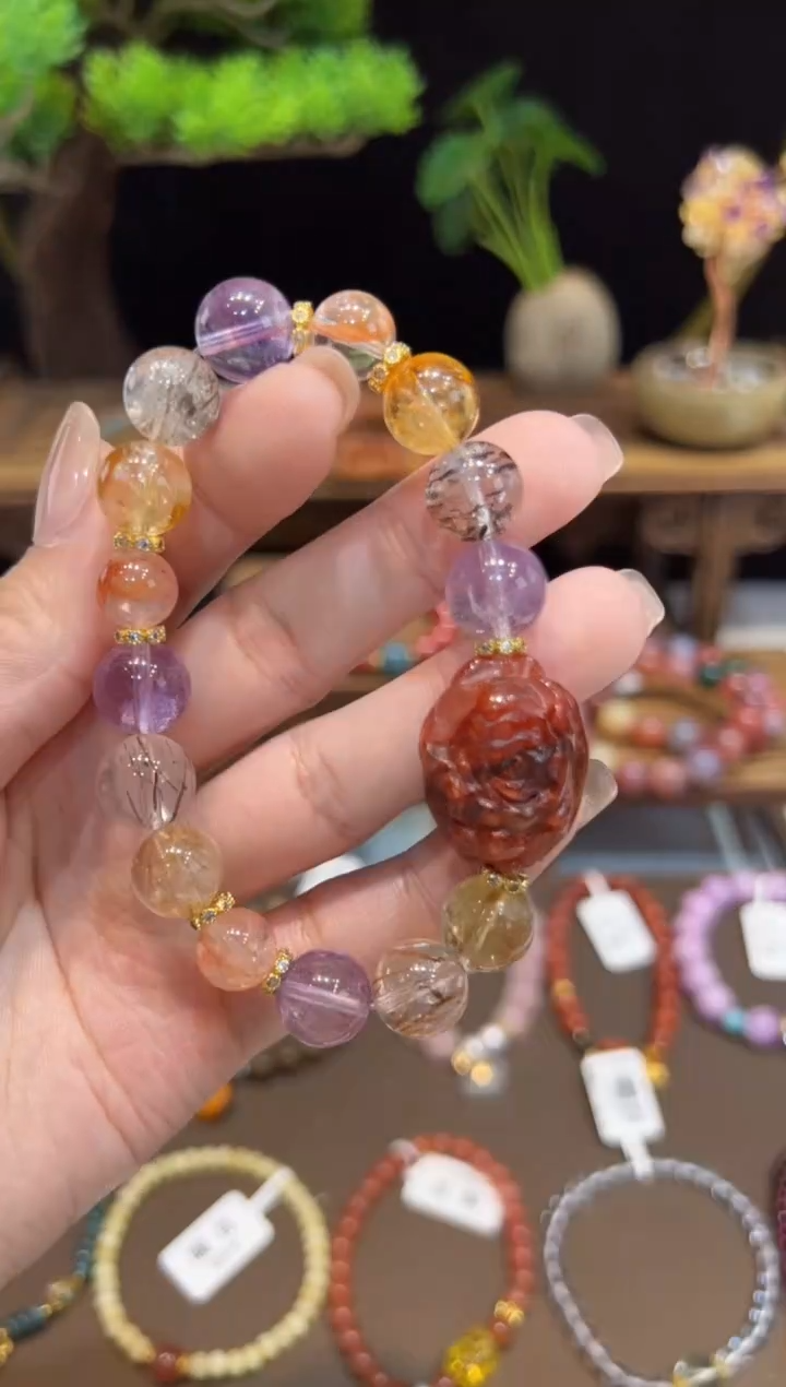 【闪购商品】水晶手绳未镶嵌@@手饰