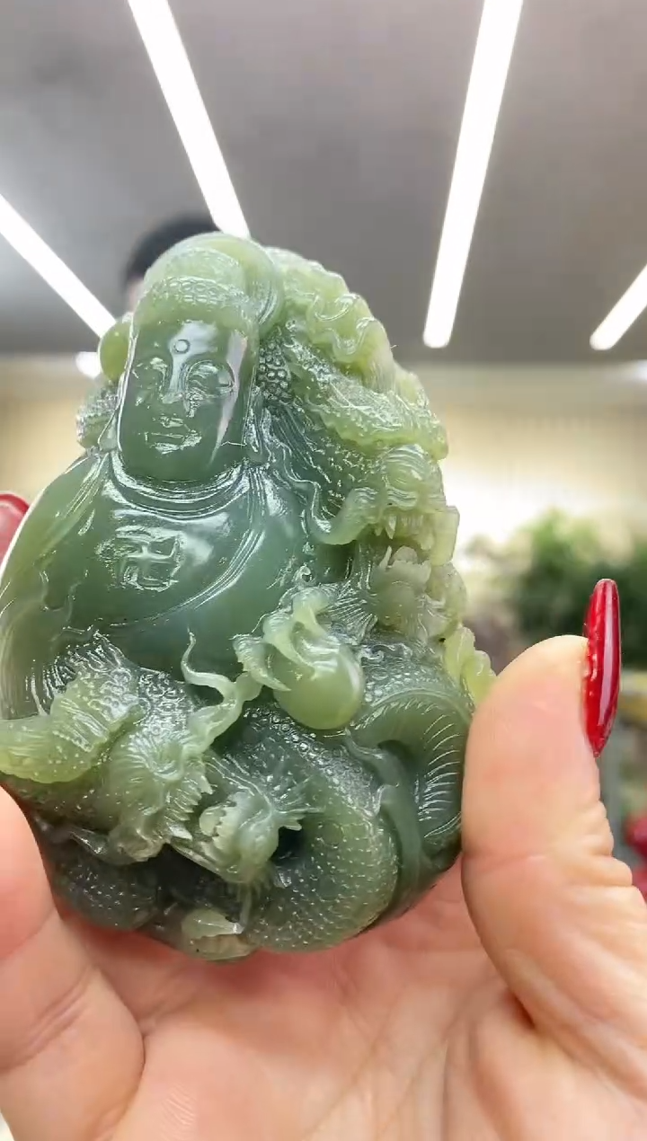 【闪购商品】透闪石质玉手把未镶嵌手把