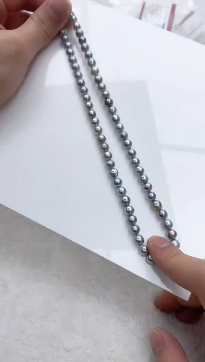 【闪购商品】海水珍珠颈饰银S925镶嵌海水珍珠项链