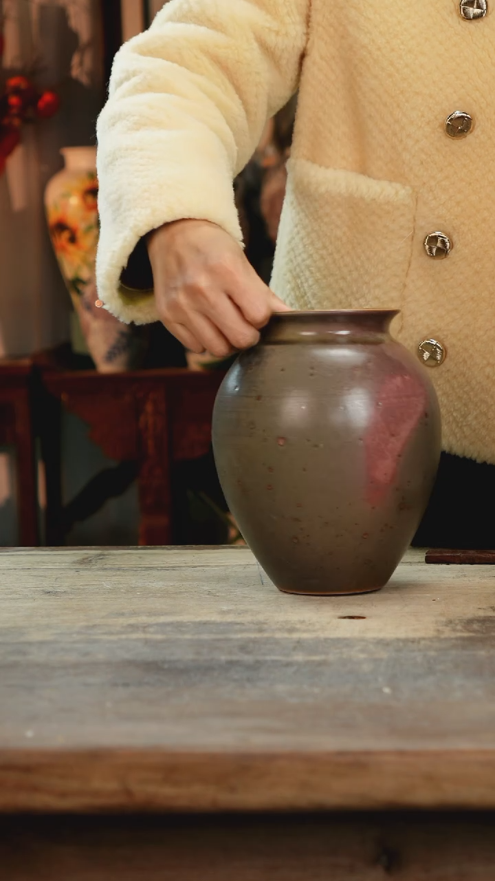 【闪购商品】瓷片景德镇纯手工釉下彩精品花瓶