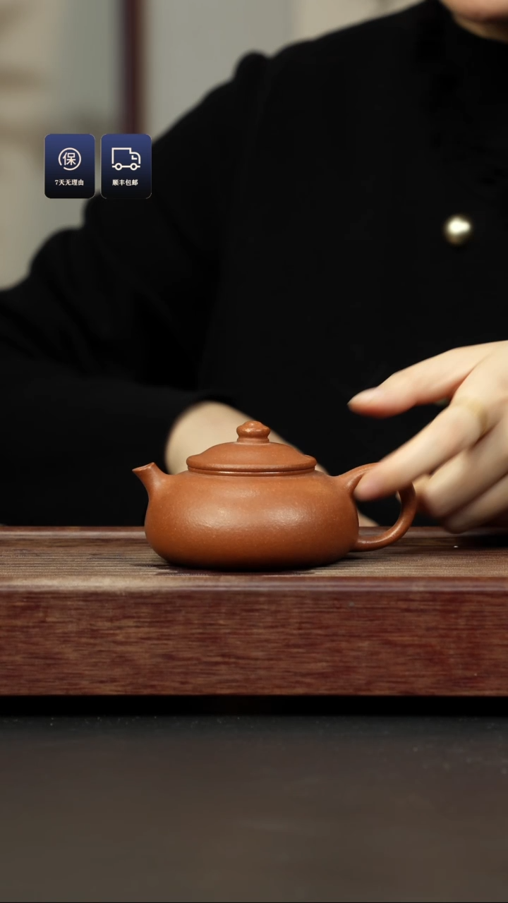 【闪购商品】紫砂茶壶五彩泥 寒江