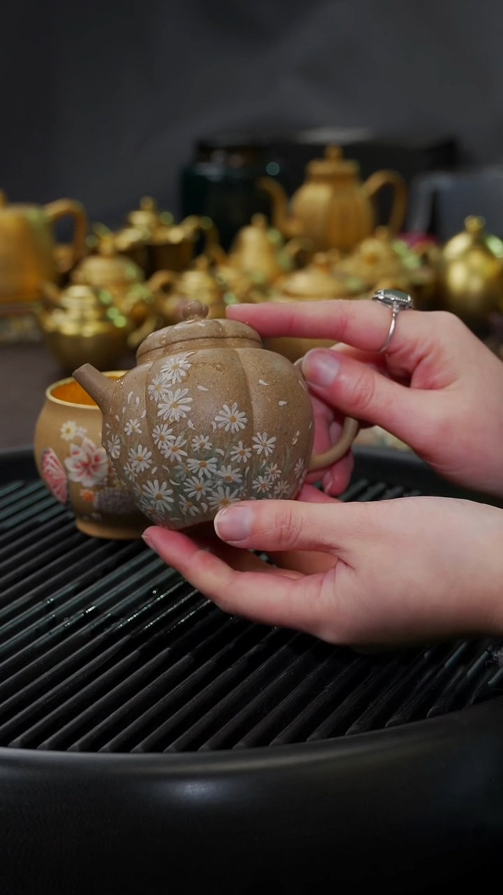 【闪购商品】杯【宜景窑】段泥手绘壶11