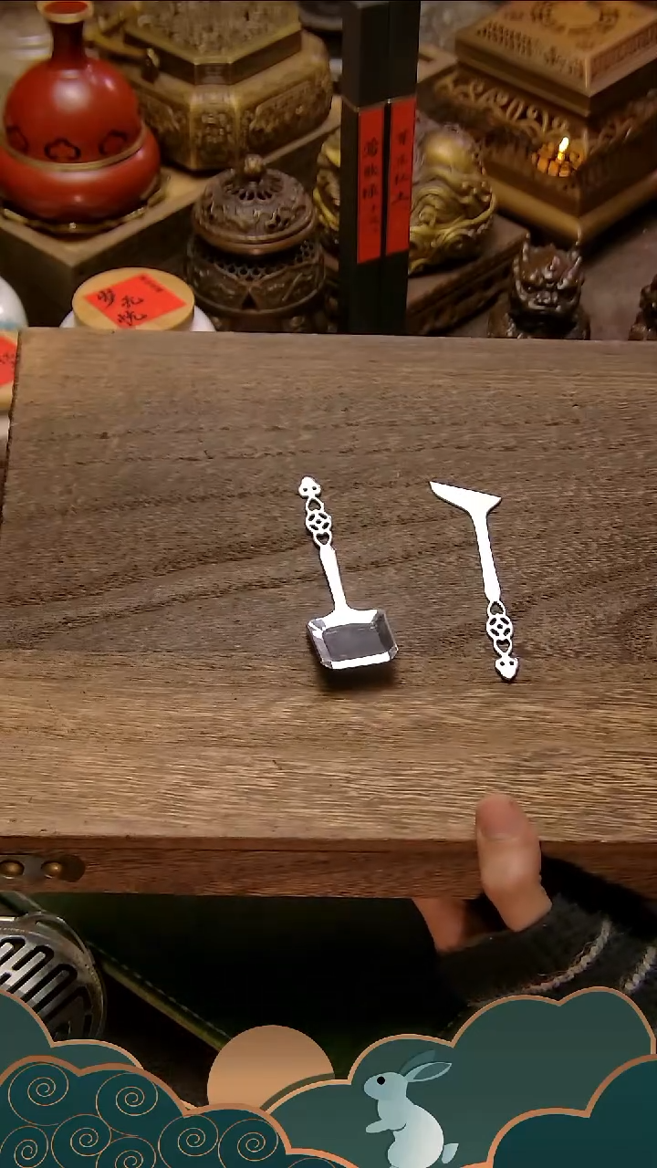 铜  M11镀银【勺+铲】