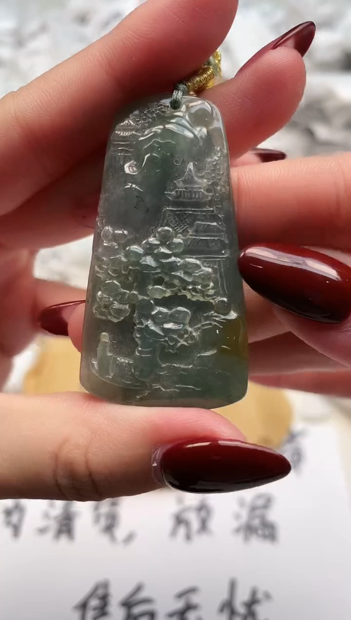 吊坠(不含链)未镶嵌翡翠32