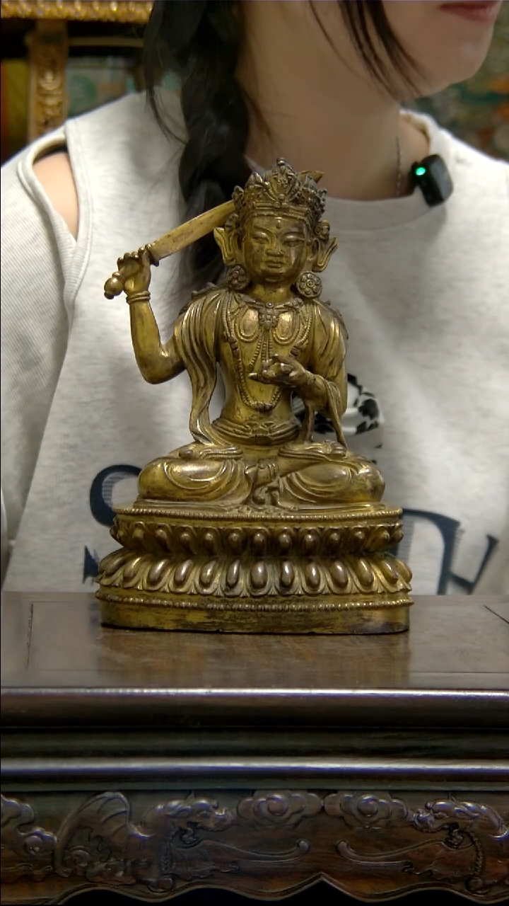 铜像造像收藏铜像造像收藏文殊