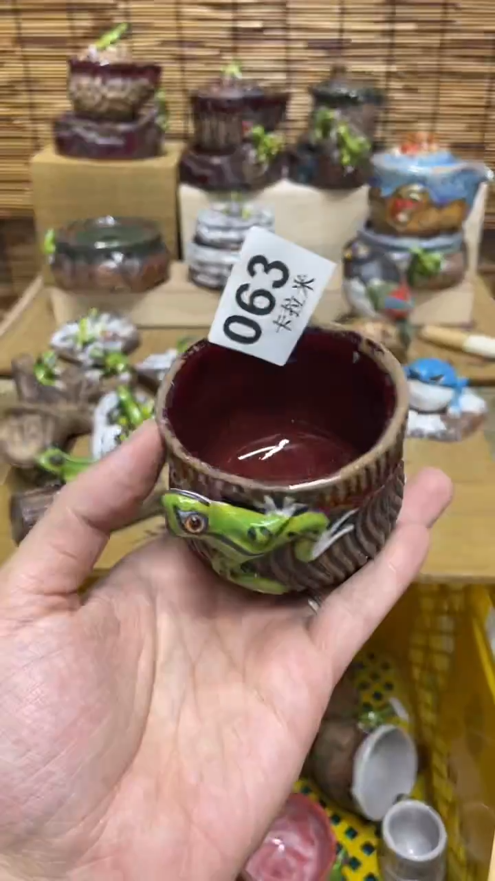 简****063精美粗陶手工柴烧