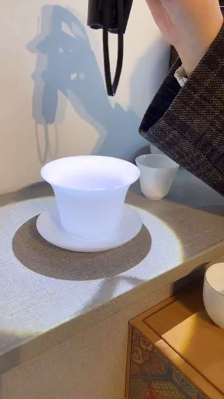 景德镇高温瓷白瓷三才