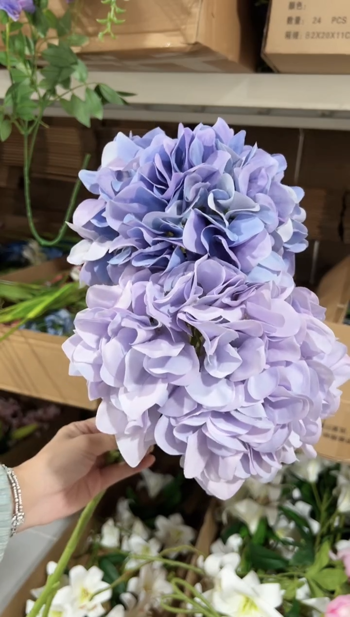 2枝混色手感保湿大绣球