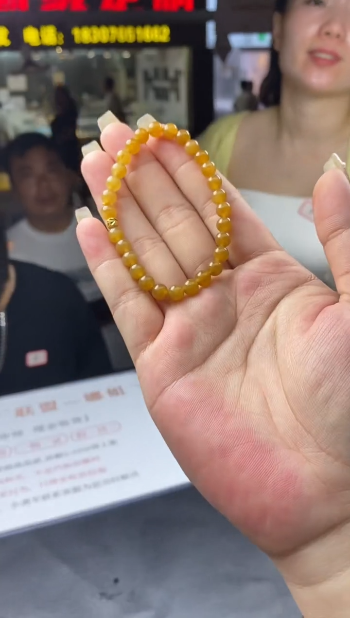 手串银S925镶嵌和田玉多样性-手串-S4079