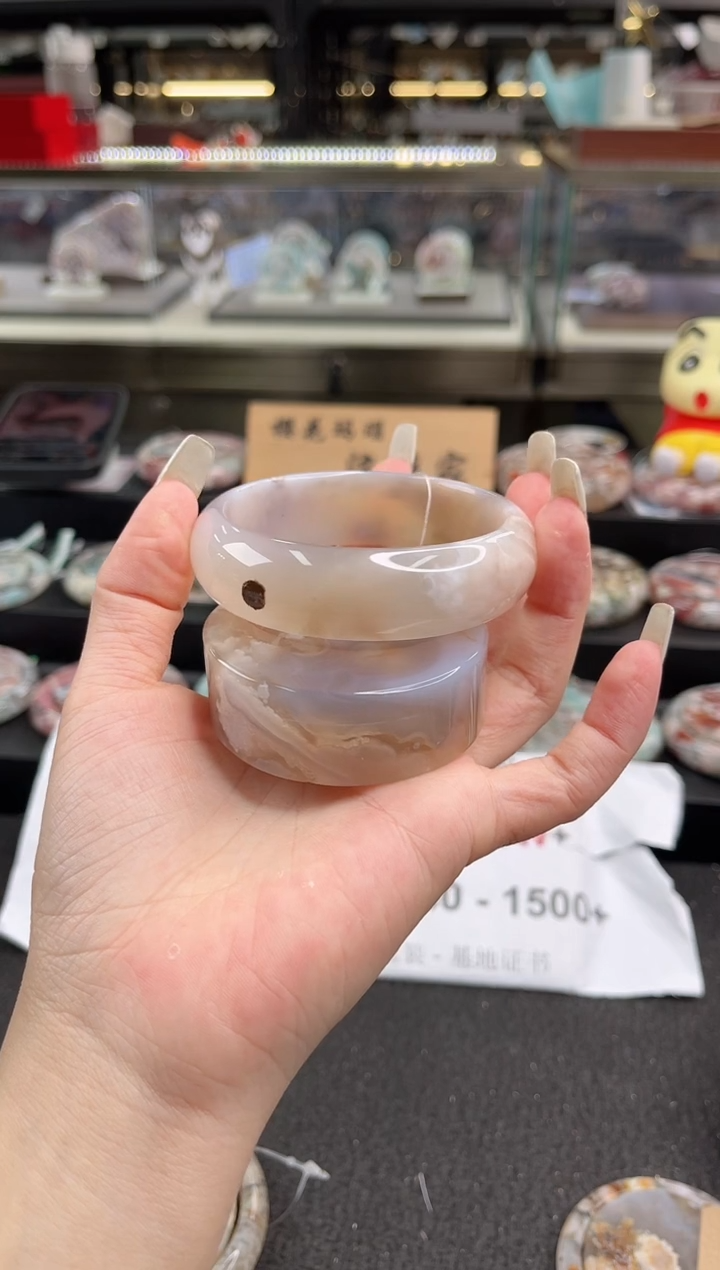 未镶嵌手镯石英质玉60圈口（赠品镯心）1502964