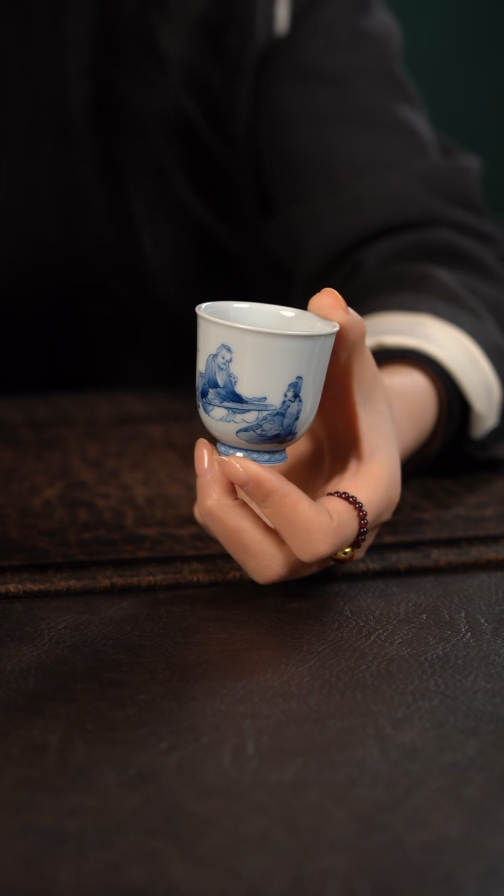 【闪购商品】杯愚公坊伯牙鼓琴中号闻香杯