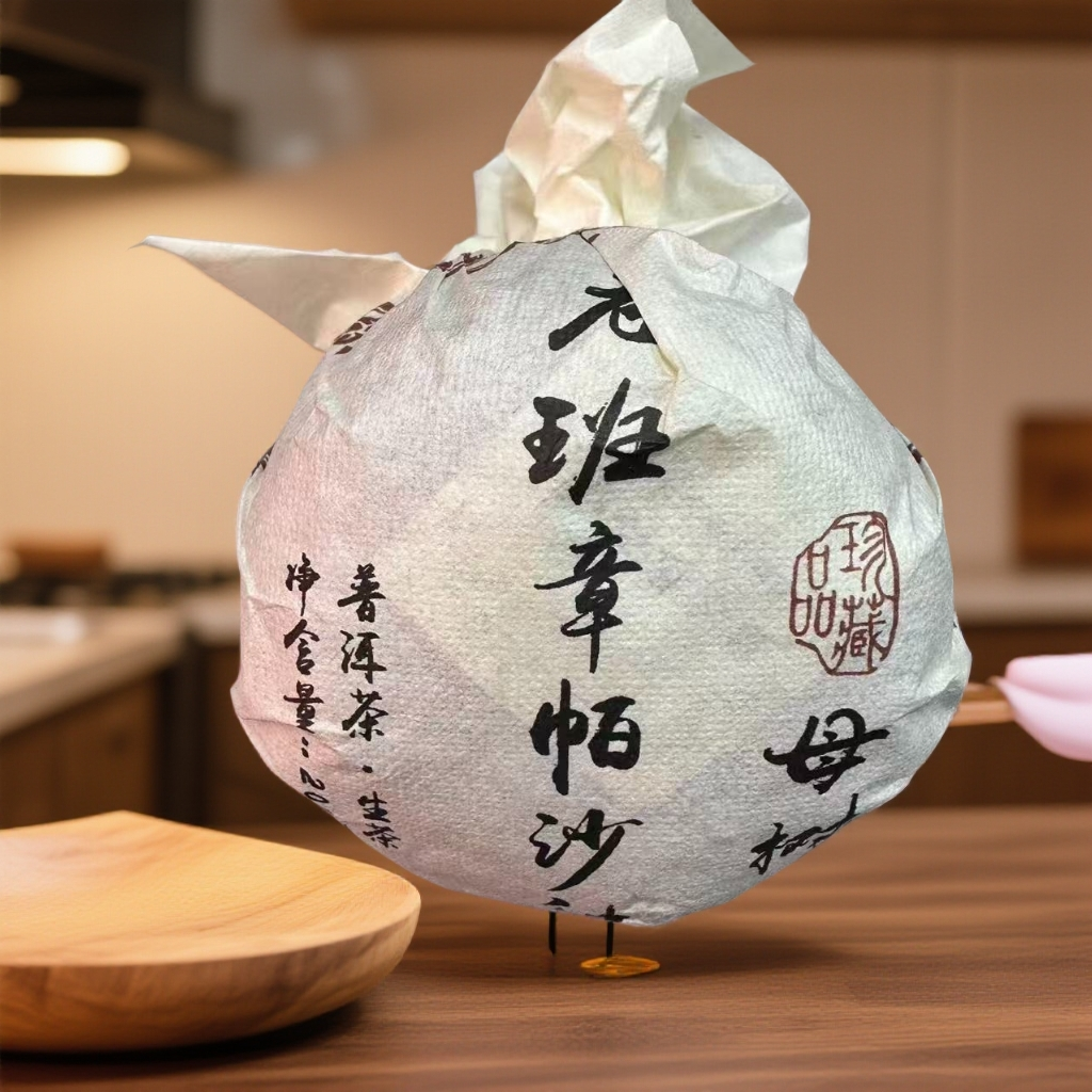 2019年老班章帕沙种母树普洱生茶沱200克