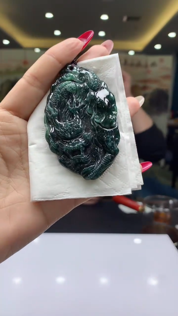 【闪购商品】定制翡翠未镶嵌1062xlj-毛货挂件25