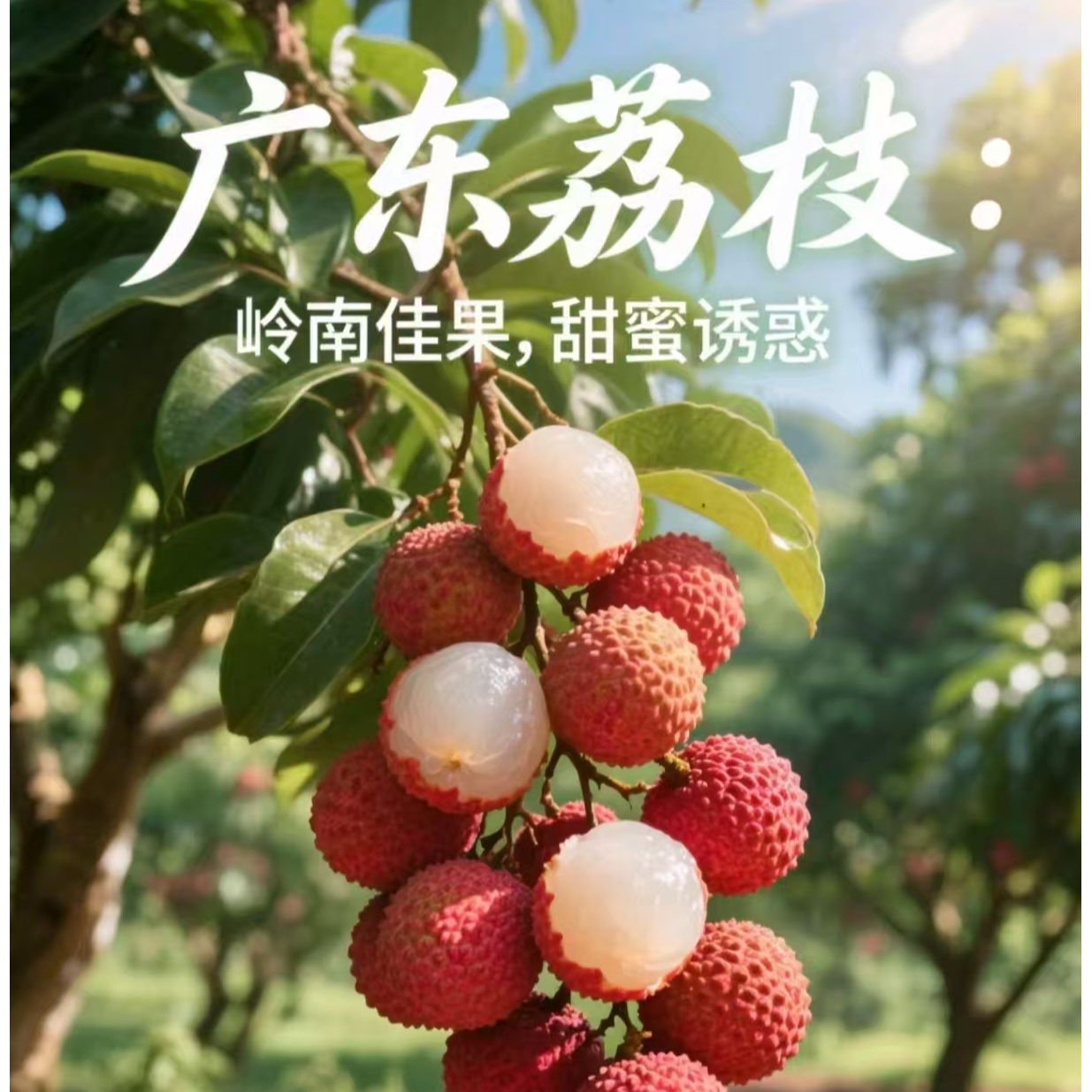 广东妃子笑荔枝【顺丰/京东/次日达】当季新鲜采摘0.5-5斤装荔枝同城送