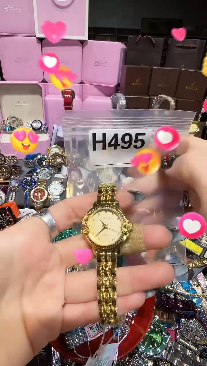 石英机芯不锈钢不锈钢直播定闪专用