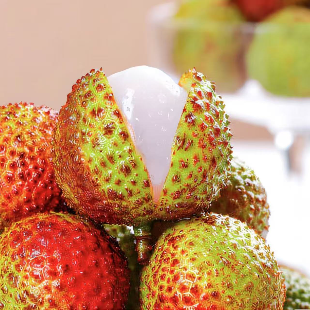 《果立方》海南妃子笑荔枝新鲜水果顺丰包邮g海南省海南省