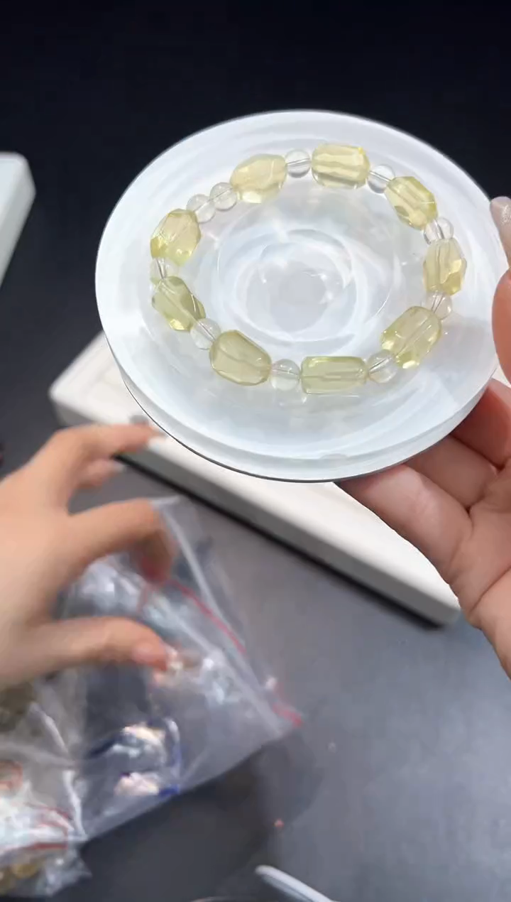 手串未镶嵌水晶70a多样性发其一/1条默认微瑕