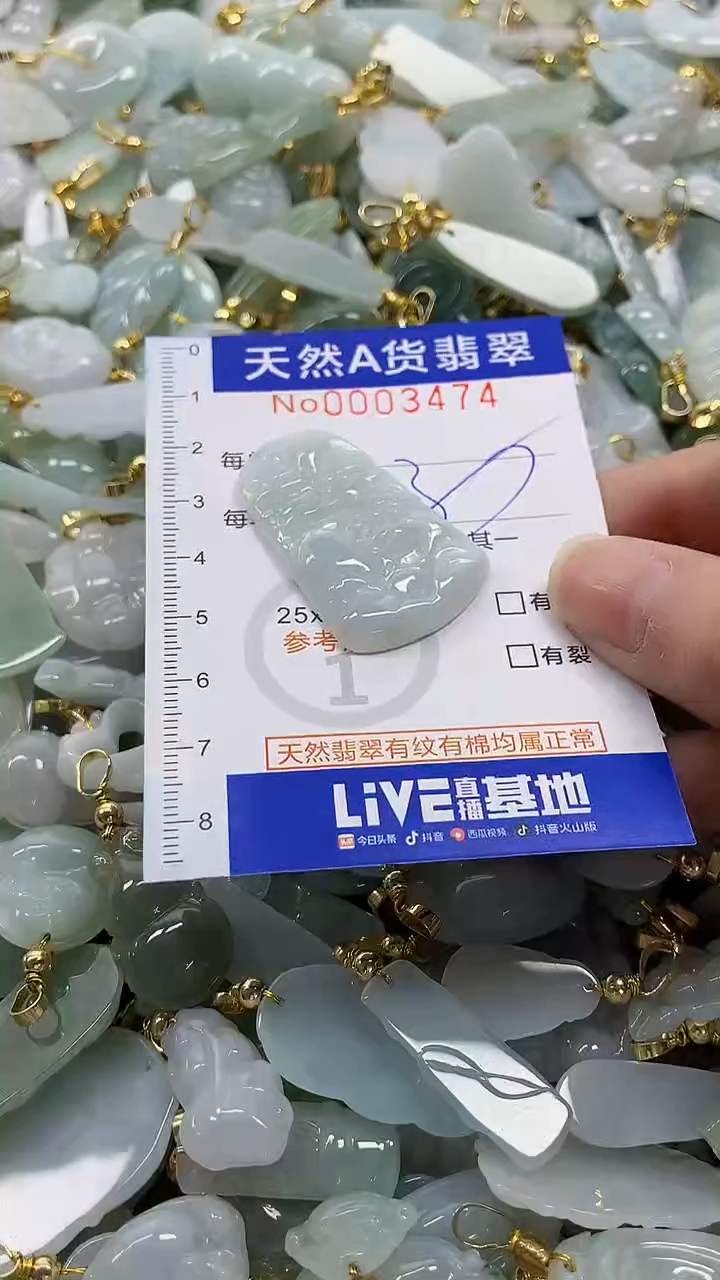 颈饰未镶嵌翡翠纯天然a货翡翠