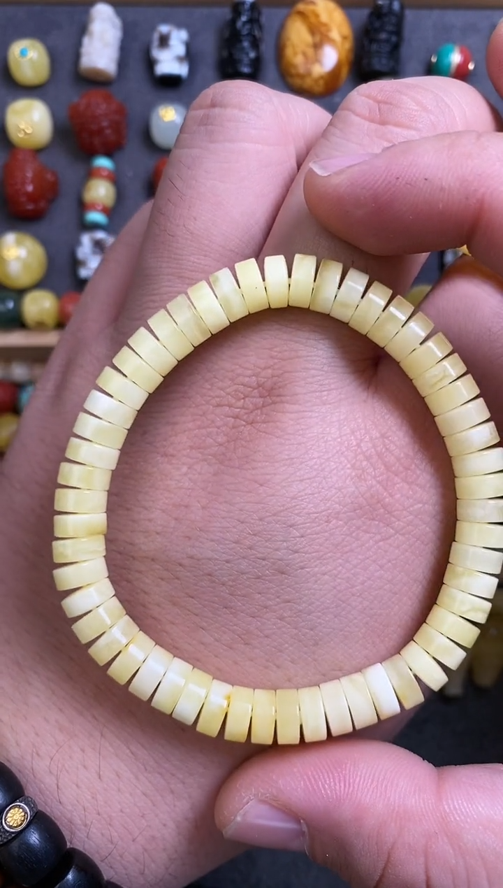 【闪购商品】蜜蜡珠宝奇石未镶嵌7mm药片