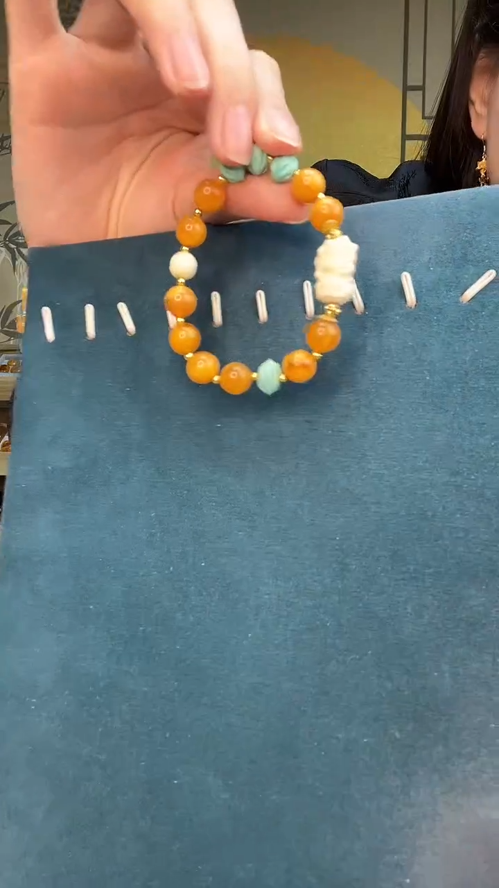 裸石琥珀未镶嵌天然蜜蜡H1876