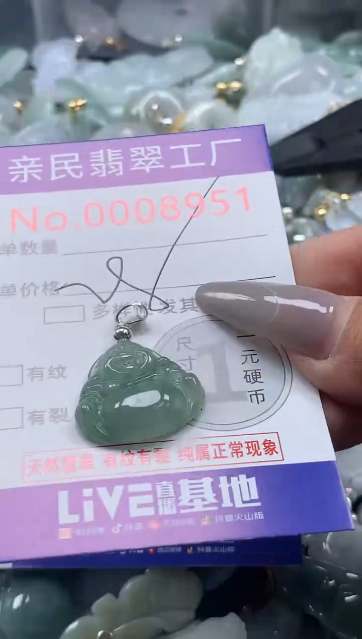 颈饰未镶嵌翡翠8951