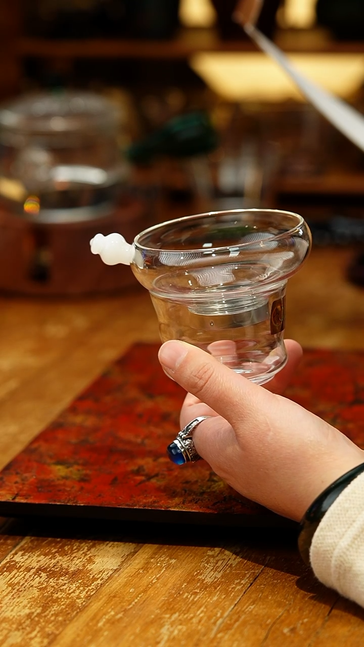 【闪购商品】禾器/晶彩奉珠不锈钢茶漏/白玉