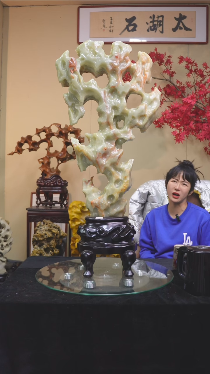 石材太湖石玉玲珑绿