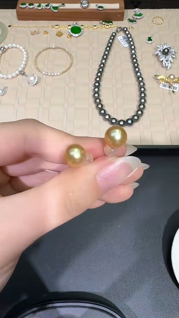 【闪购商品】海水珍珠耳饰18K金镶嵌X0216-532-141/18k