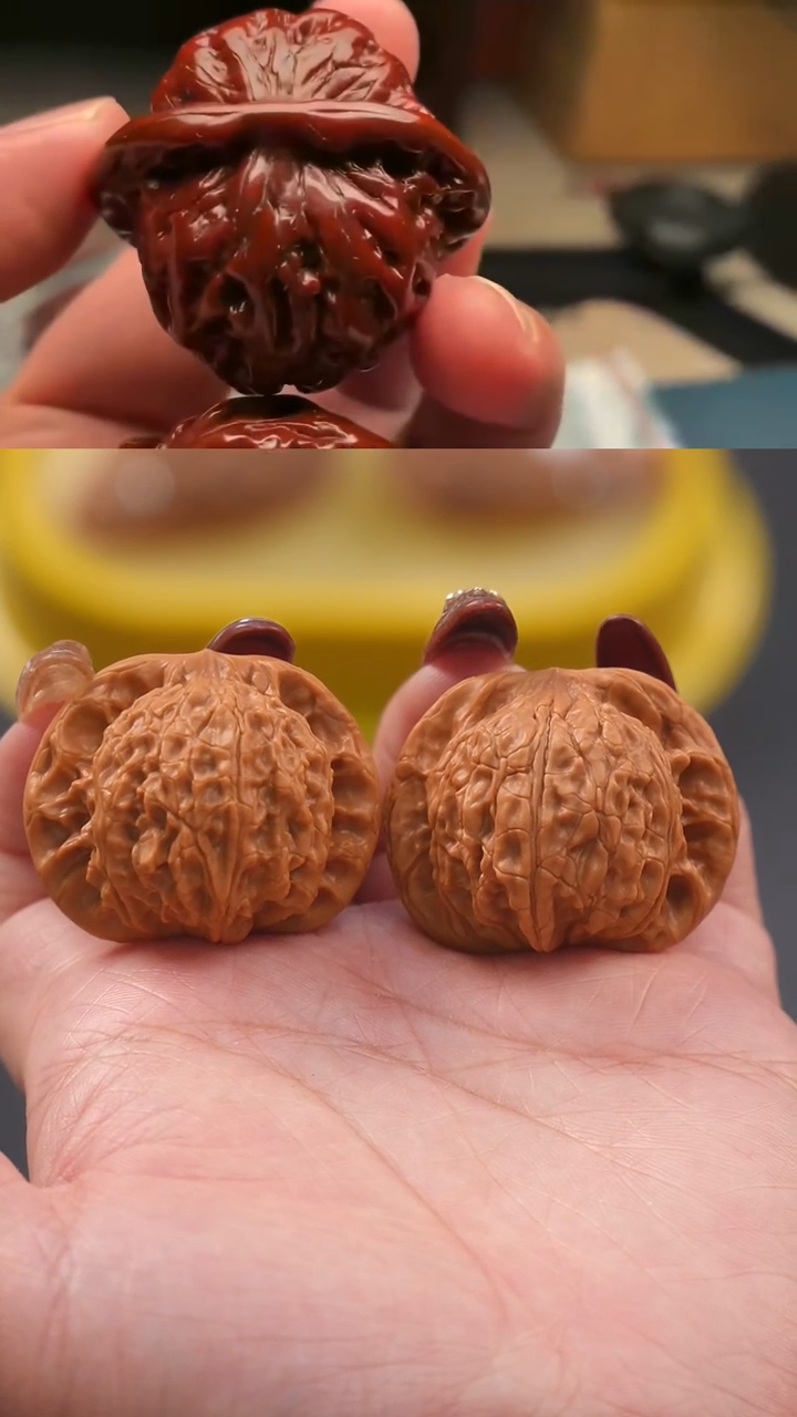 【闪购商品】文玩核桃吊坠39狻猊狮子头