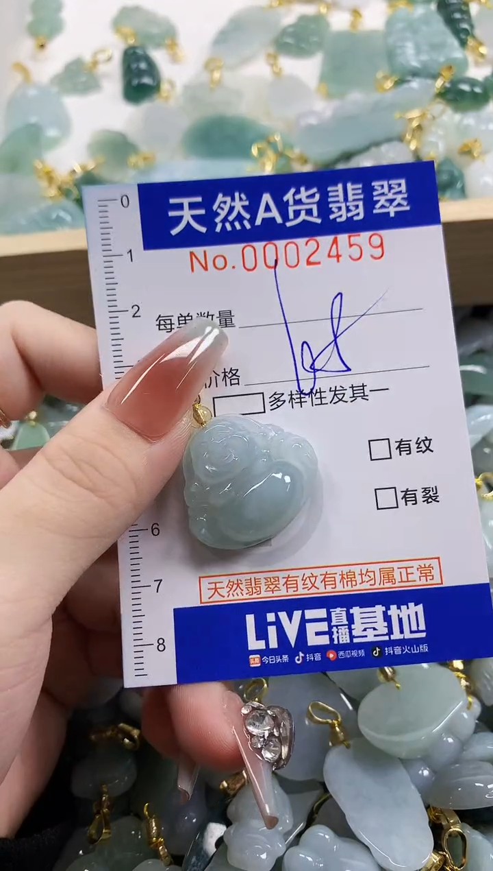 颈饰未镶嵌翡翠n****u天然A货翡翠