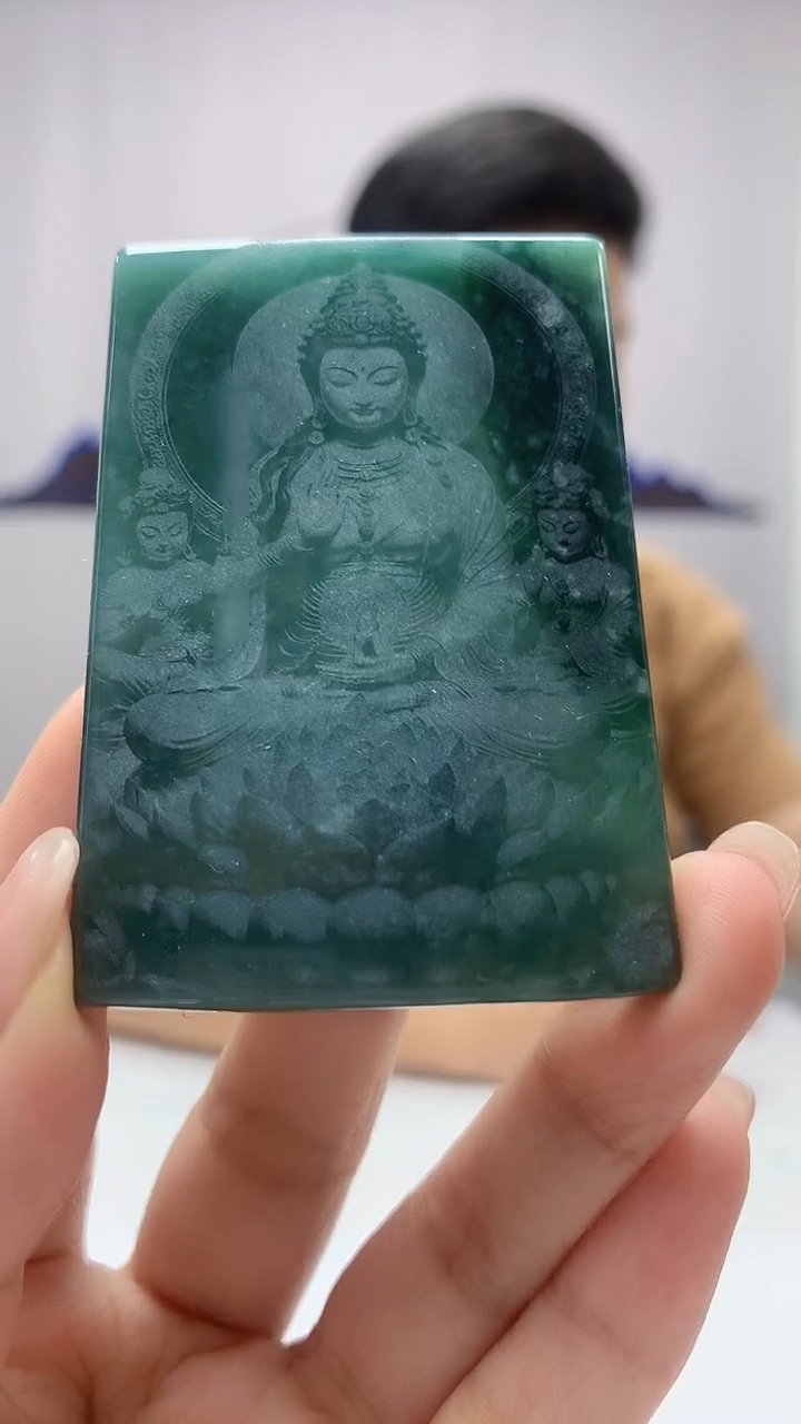 【闪购商品】翡翠颈饰未镶嵌4917kk-JJ挂件5