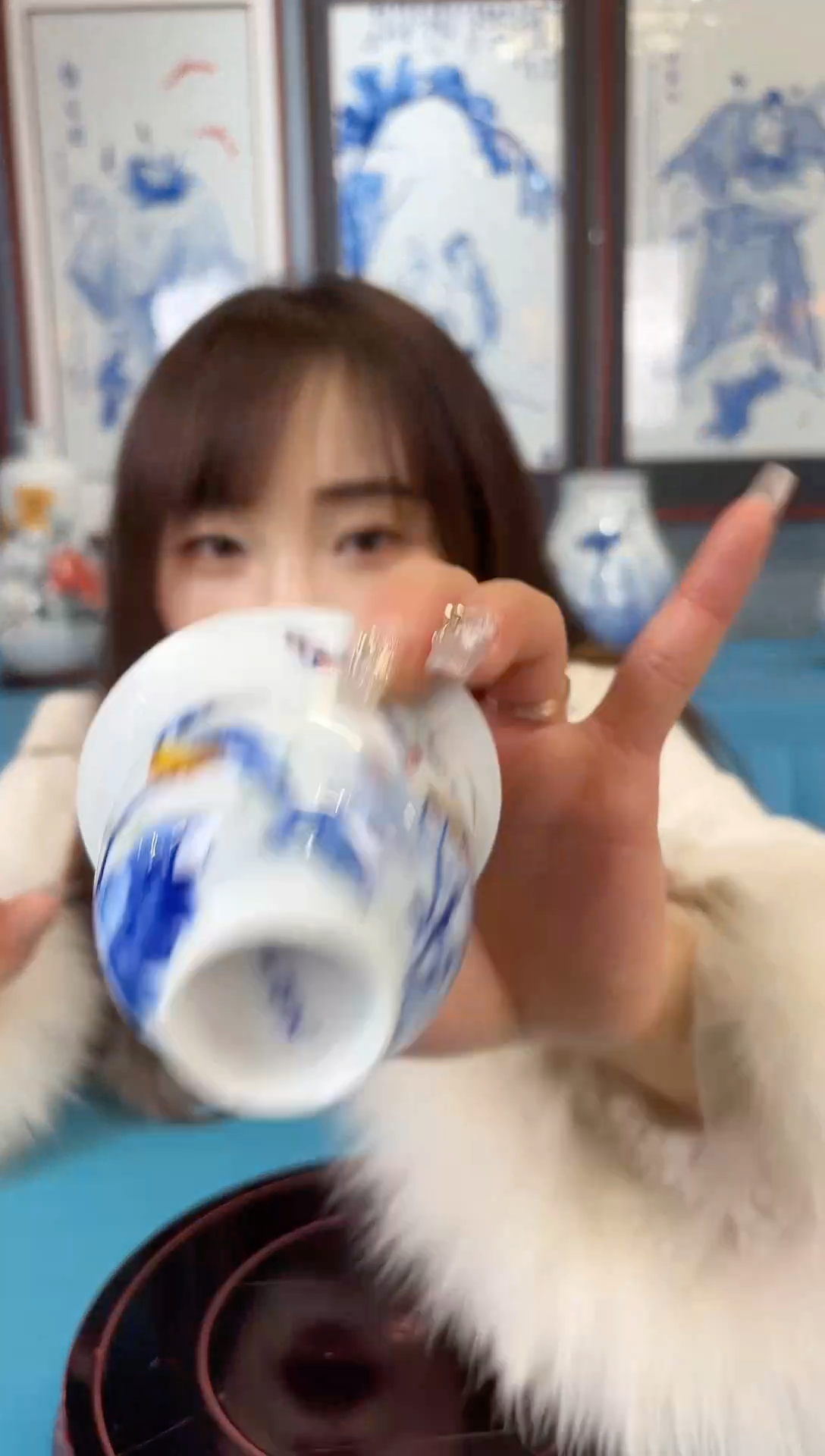 【闪购商品】摆件【礼瓷世界】雅瓷e090盖碗