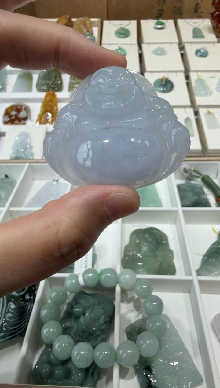 翡翠挂件未镶嵌A货翡翠多样性孤品