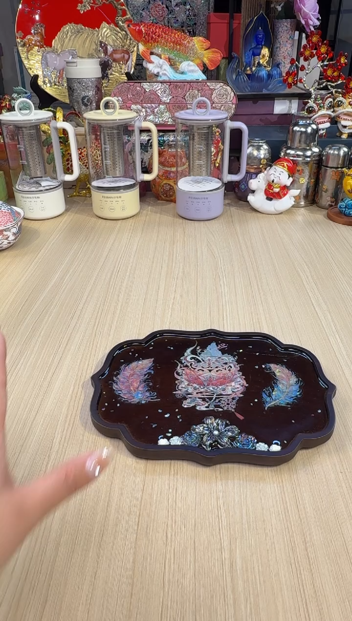 195螺钿干泡台（对图）