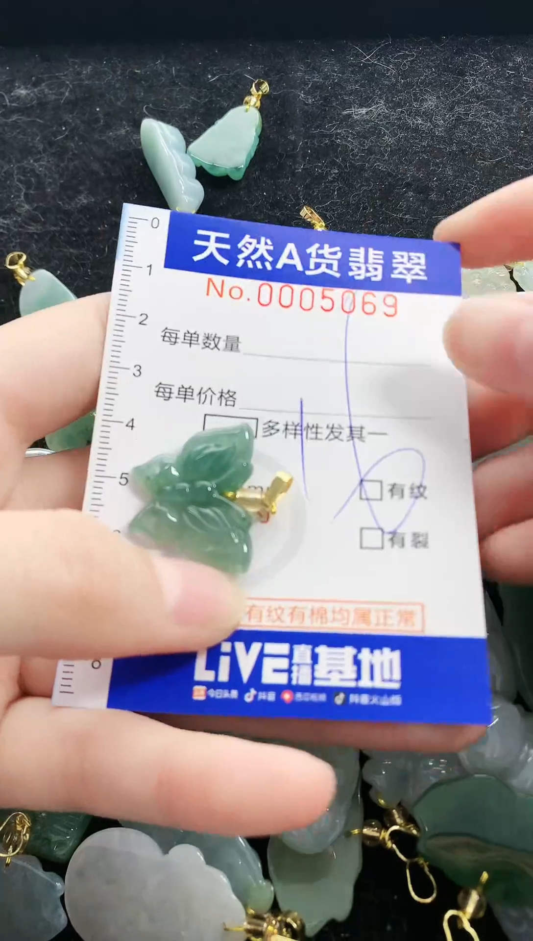 颈饰未镶嵌翡翠天然A货翡翠