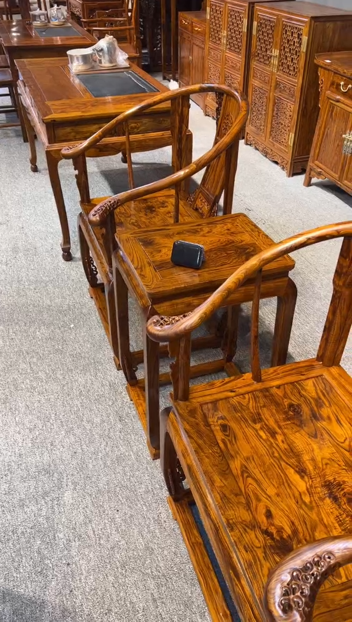 木皇宫椅 红木家居