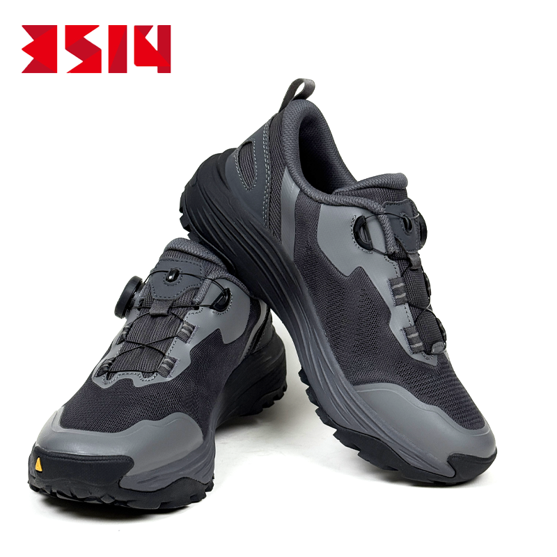 3514新款黑色快速穿脱纽扣款跑步休闲低帮缓震舒适透气户外运动鞋