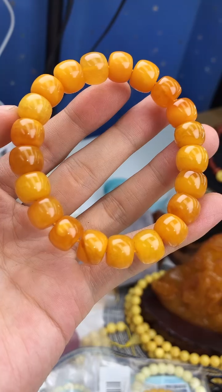 裸石蜜蜡未镶嵌手串卡11.9