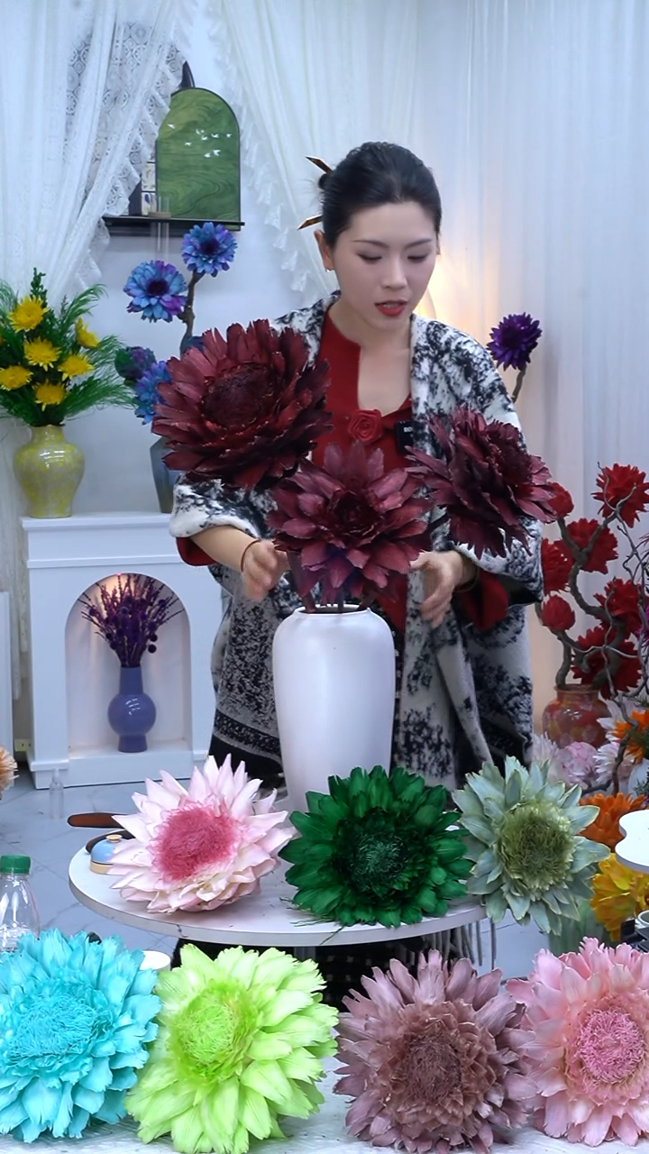 永生洋蓟酒红3头【叶片有伤】8841