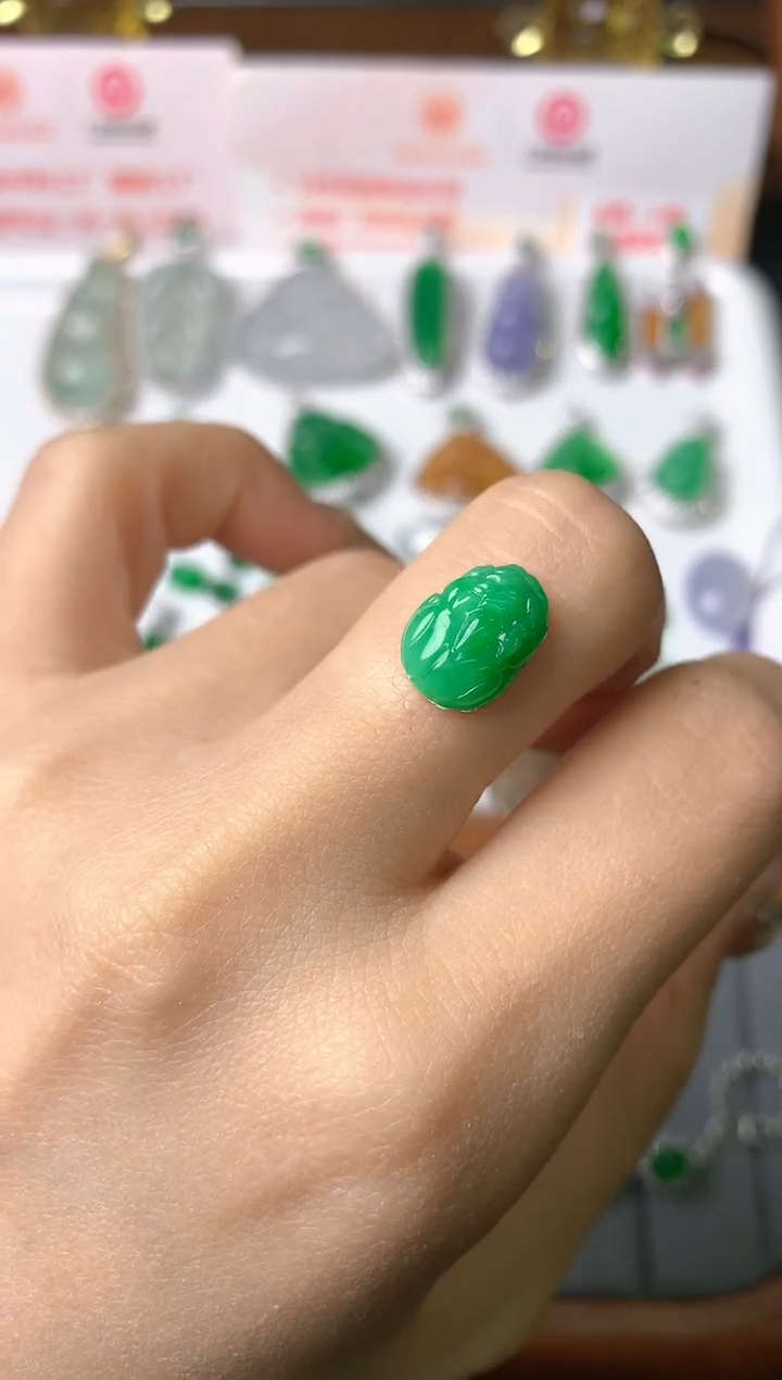 【闪购商品】定制翡翠未镶嵌裸石（镶嵌定制）