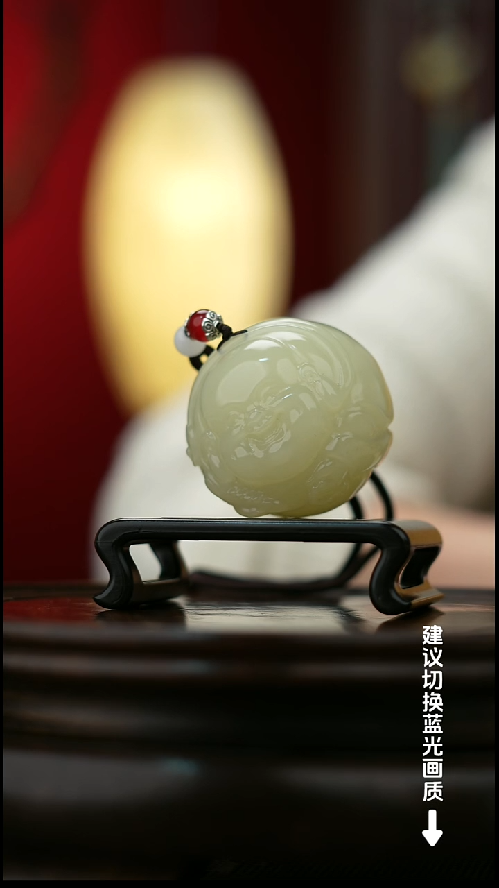 玉【弥勒】天然玉石手把件