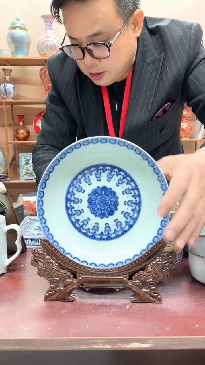 景德镇陶瓷青花盘1