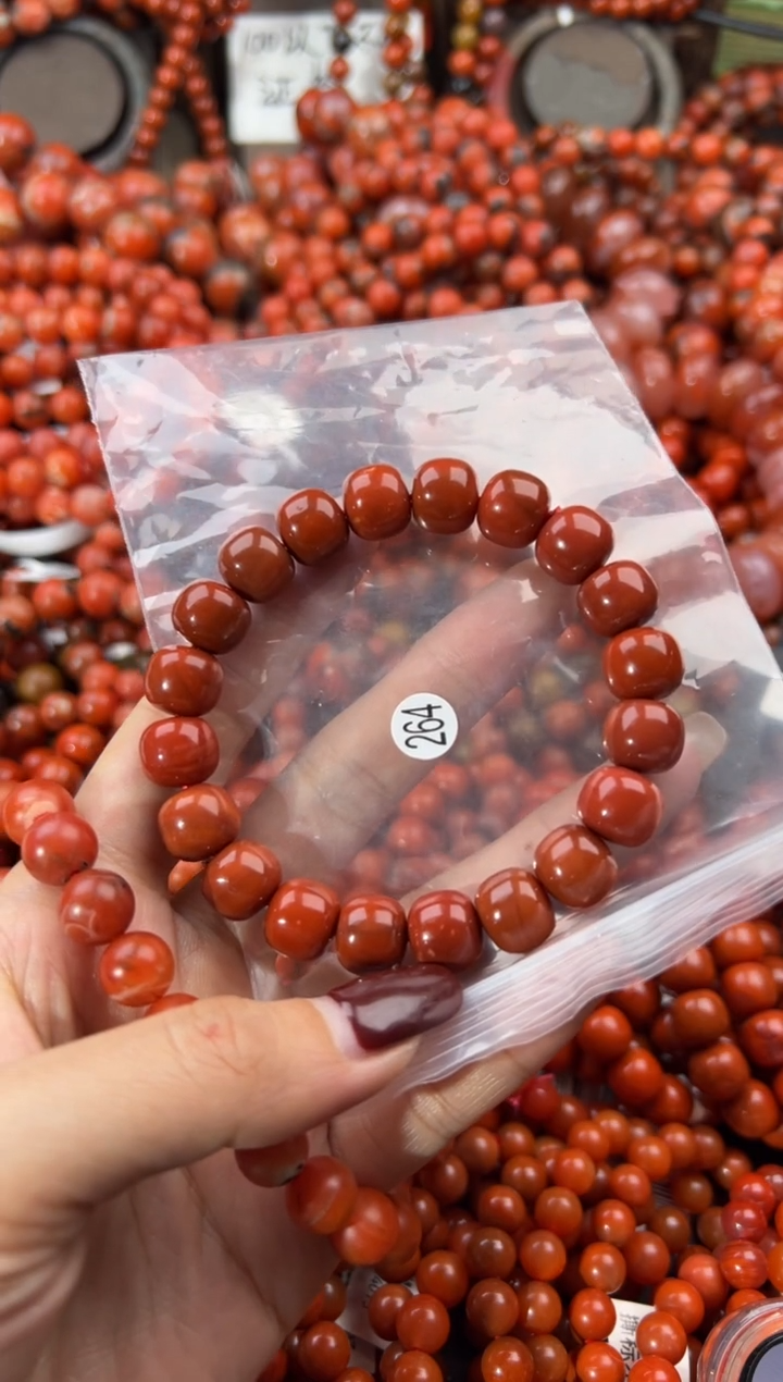 未镶嵌手串南红玛瑙谢**?11