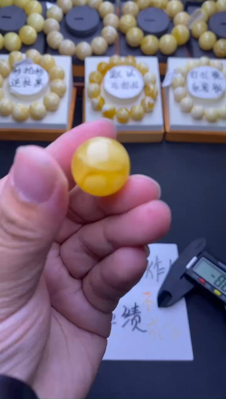 裸石琥珀未镶嵌大小姐珠宝严选98