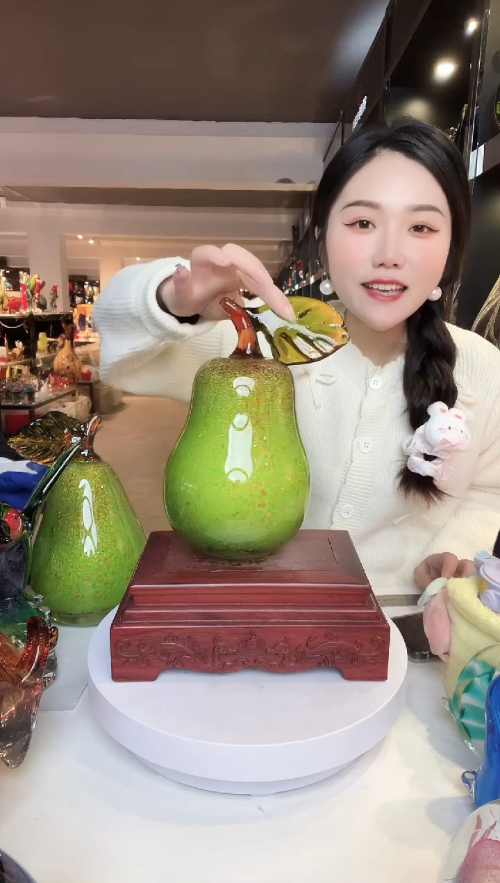 【闪购商品】茶盏琉璃摆件家居摆件