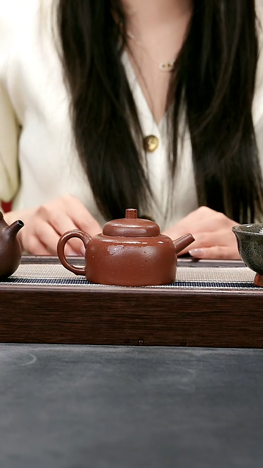 【闪购商品】紫砂茶壶红降坡百纳